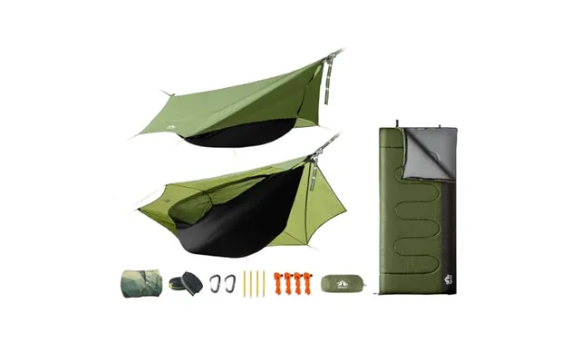 Night Cat Hammock With Mosquito Net And Hiking Walking Poles