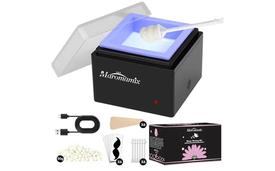 Nose Waxing Kit -portable Usb-powered Wax Warmer For Ear Eyebrow Beard Lip Hair Removal Includes 50g Hard Wax Beans - 6 