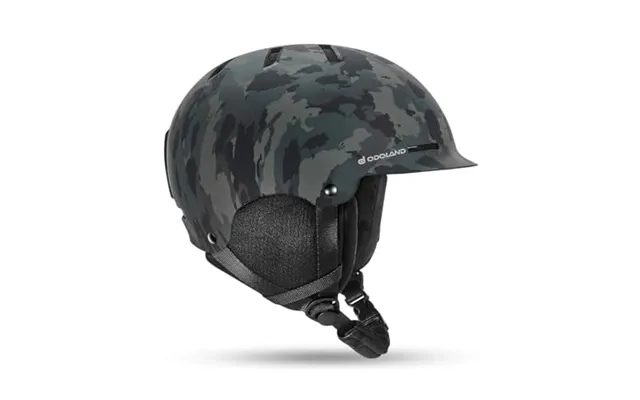 Odoland Adult Ski Helmet For Men & Women - Snowboard Helmet With Adjustable Dial Fit System, Astm Safety Certified, Gogg