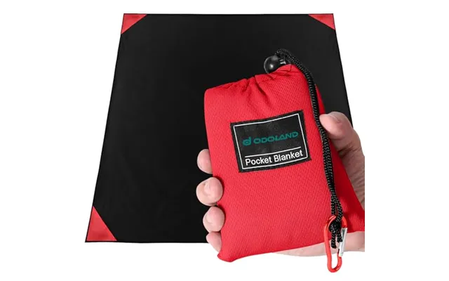 Odoland Hiking Blanket 180 X 160 Cm Pocket Blanket Waterproof Heatproof Sandproof Thin Ground Sheet - Lightweight Foldab