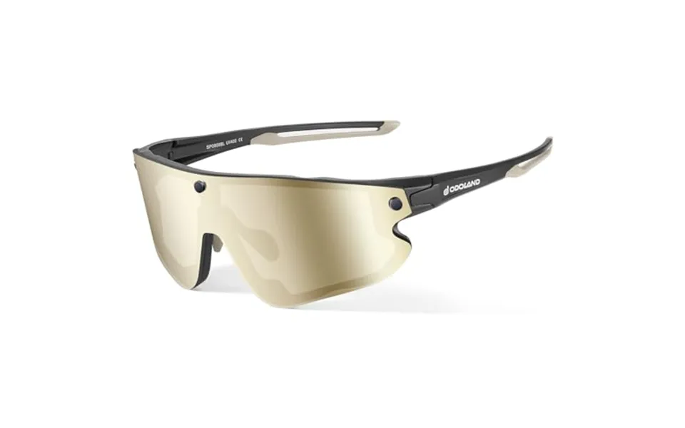 Odoland Magnetic Sports Sunglasses With Replaceable Polarized Lense And Night Vision Lense For Men Women Adult Running S