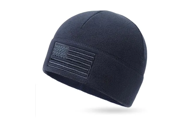 Outdoor Shaping American Flag Fleece Watch Cap - Usa Multi-season Army Military Tactical Beanie