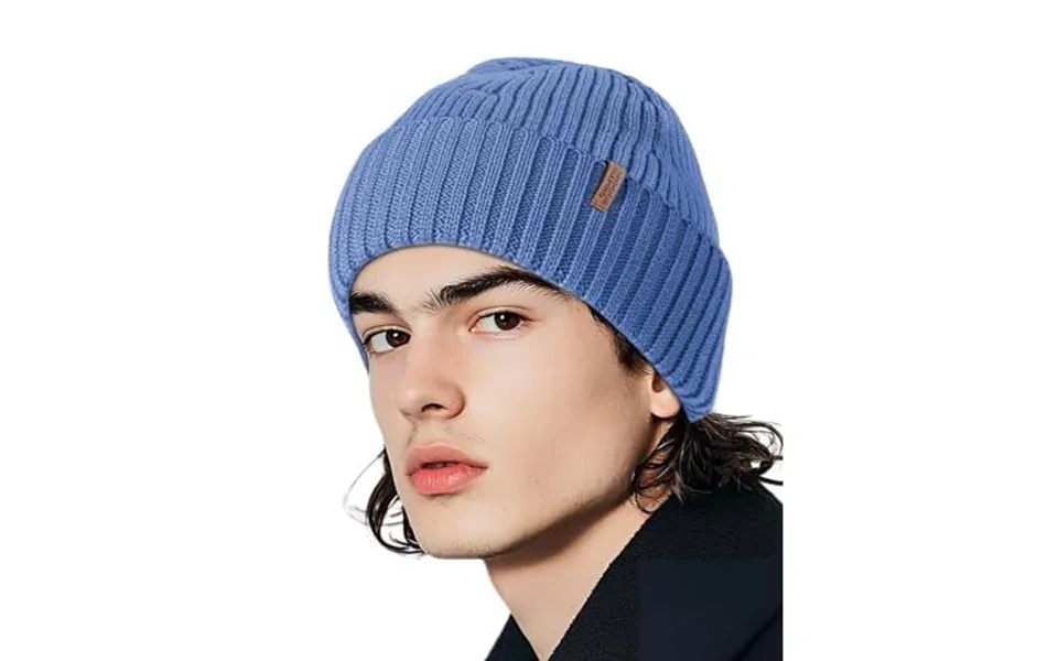 Outdoor Shaping Merino Wool Beanie For Men & Women - Unisex Daily Cuffed Plain Knit Hat