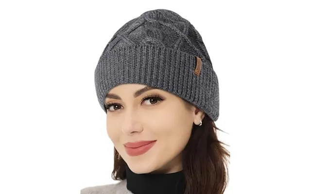 Outdoor Shaping Merino Wool Beanie - Unisex Cable Knit Hat product image