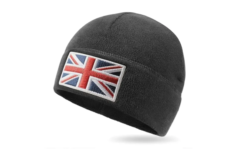 Outdoor Shaping Uk Flag Tactical Beanie Recycled Fleece Material Sustainable Warm Ideal For Hiking And Tactical Use Pitc