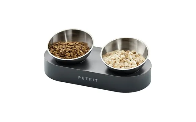 Petkit Cat Bowls With Stand Tilted - 0 &15â Stainless Steel Elevated Cat Feeding Bowls For Cats And Small Dogs