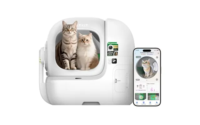 Petkit Purobot Max Pro 2 Self Cleaning Cat Litter Tray With Ai Camera - Facial Recognition & Health Insights