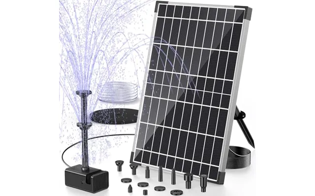 Poposoap Solar Pond Pump - 12w Solar Fountain With 4200 Mah Battery Backup