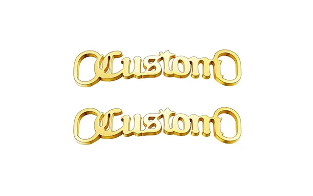 Prosteel 2 Pcs Personalize Name Shoe Buckle For Men Women - Custom Shoe Decoration Charms