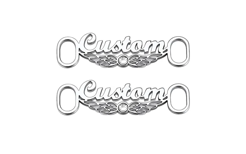 Prosteel 2 Pcs Personalize Name Shoe Buckle For Men Women - Custom Shoe Decoration Charms