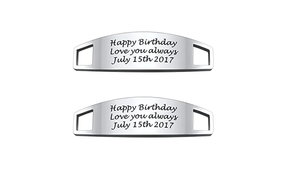 Prosteel 2 Pcs Personalize Name Shoe Buckle For Men Women - Custom Shoe Decoration Charms