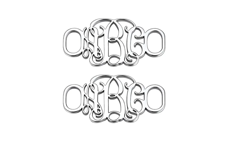 Prosteel 2 Pcs Personalize Name Shoe Buckle For Men Women - Custom Shoe Decoration Charms