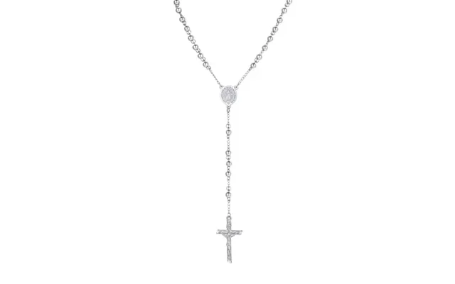 Prosteel Catholic Rosary Beads Necklace With Virgin Mary Miraculous Medal And Cross Crucifix - Rosary Set With Pray Card