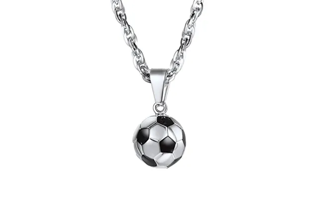 Prosteel Football Necklace Soccer Pendant With Adjustable Chain - Engraved Available Silver Gold Plated 316l Stainless S