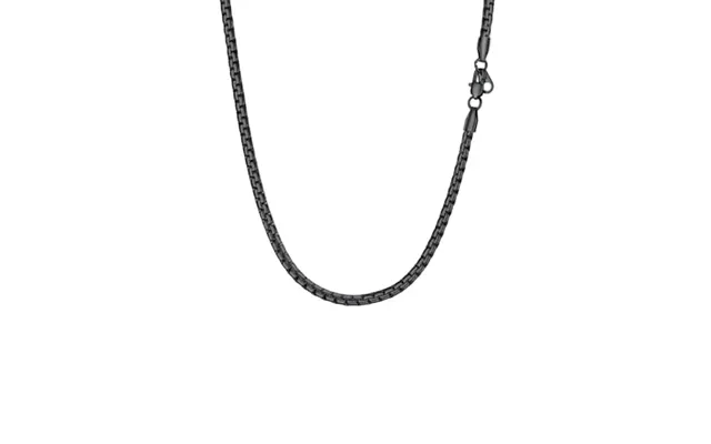 Prosteel Mens Necklace Chain Stylish Flat Box Chain Link Black Silver Gold Plated - Hypoallergenic 316l Stainless Steel 