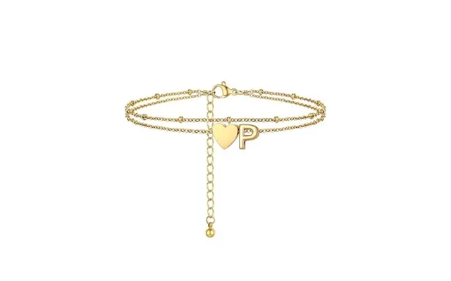 Prosteel Women Heart Anklet - A-z Letter Initial Ankle Bracelet