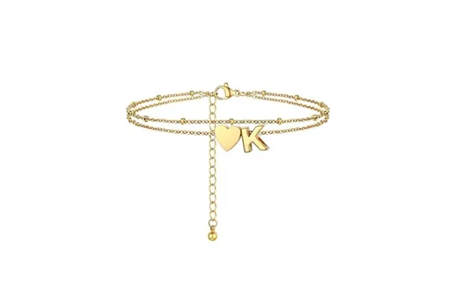 Prosteel Women Heart Anklet - A-z Letter Initial Ankle Bracelet