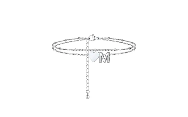 Prosteel Women Heart Anklet - A-z Letter Initial Ankle Bracelet
