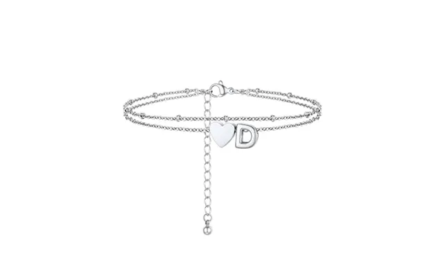 Prosteel Women Heart Anklet - A-z Letter Initial Ankle Bracelet