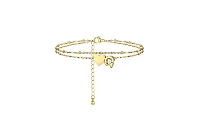 Prosteel Women Heart Anklet - A-z Letter Initial Ankle Bracelet