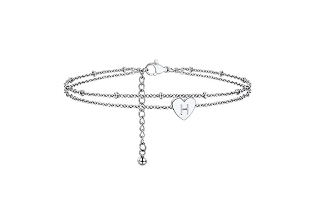Prosteel Women Initial Anklet - A-z Letter Heart Ankle Bracelet