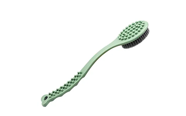 Qicheng&lys Massage Brush Shower Back Scrubber,shower Brush For Exfoliating Skin,long Wooden Handle Cleans The Body Easi