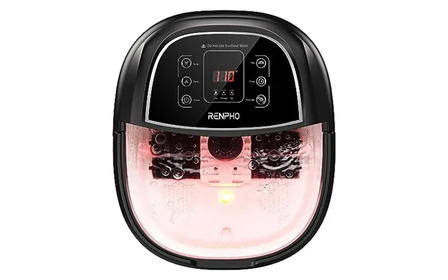 Renpho Foot Spa And Massager With Heater,foot Massager,foot Bath,deep Black