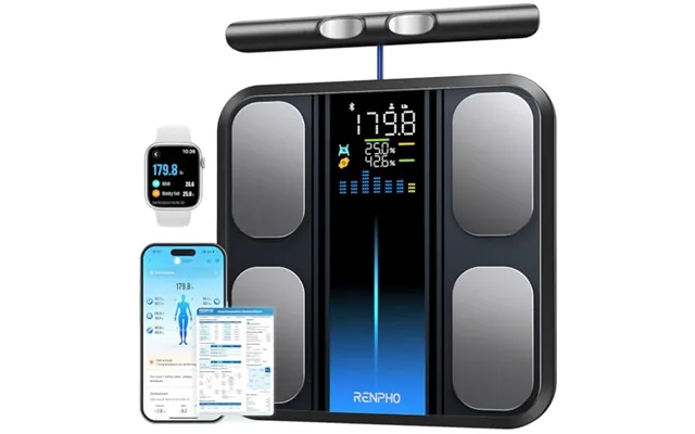 Renpho Scales For Body Weight - Smart Bathroom Scales 8 Electrode With Bmi