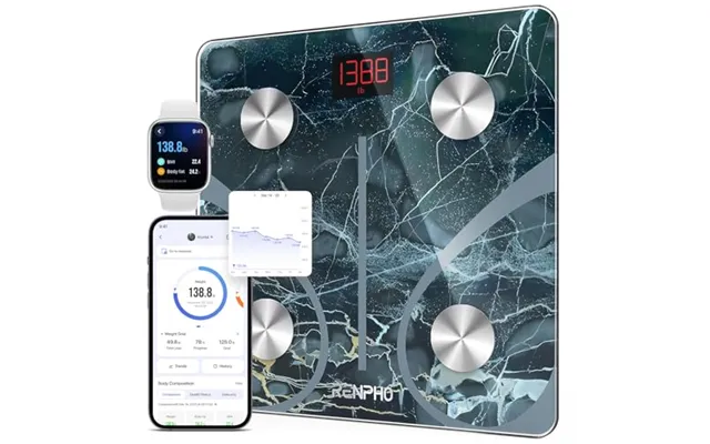 Renpho Weighing Scales For Body Weight - Smart Body Fat Scale Bluetooth
