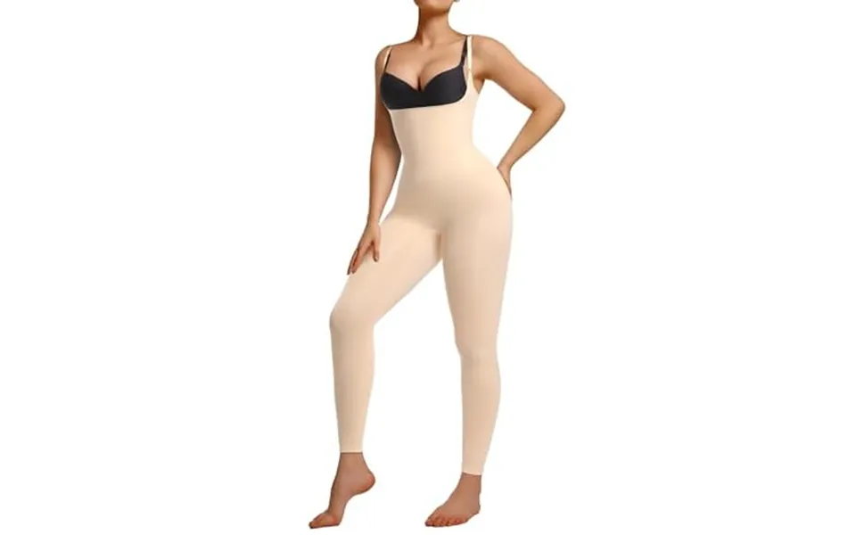 Shaperx Hourglass Shapewear Bodysuit Leggings 360 Compression 2 Sizes Look Full Body Shaper One Piece No Roll Down L-xl 