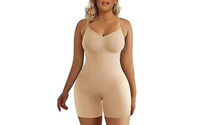 Shaperx Shapewear For Women Tummy Control Bodysuit Butt Lifter Full Body Shaper Shorts One Piece L-xl Beige product image