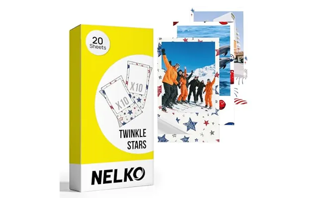 Starry Theme Sticky Back Photo Paper - Nelko Pp01 Pocket Size 52