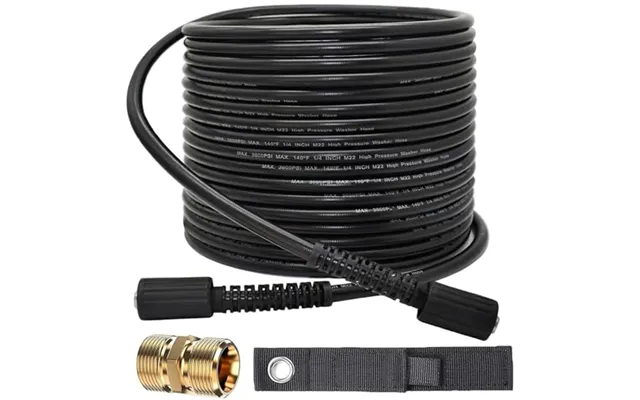 Stonebanks 15m High Pressure Washer Hose M22 14mm Connector Heavy Duty Hose 3600psi Jet Wash Extension Hose High Washer 