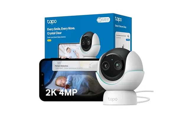 Tapo C840 2k 4mp Dual-lens Baby Monitor Camera Indoor Security Camera 360â Baby Tracking - Sleep Analysis