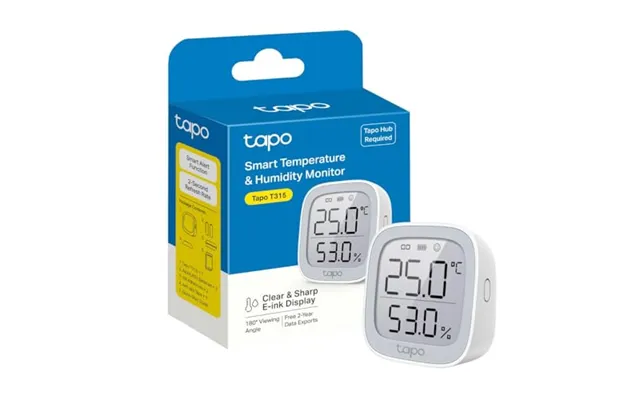Tapo T315 Smart Room Thermometer & Hygrometer - Indoor Temperature Monitor & Humidity Sensor