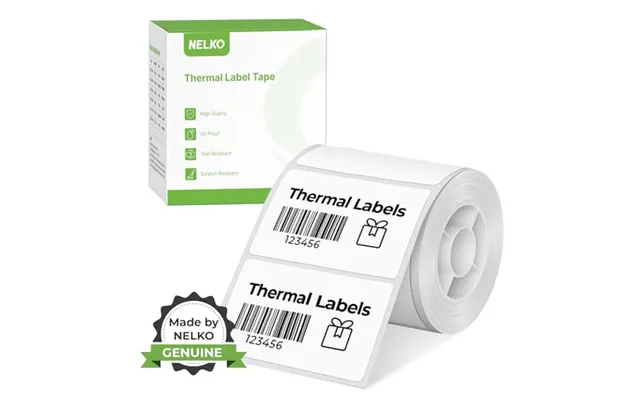 Thermal Labels For Nelko Pm220 Label Maker - 2 X 1.18 50x30mm Waterproof Sticker