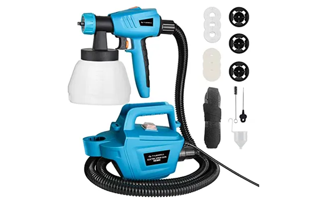Tilswall Fence Paint Sprayer 800w - Electric Paint Gun Hvlp Paint Spray Gun 3 Spray Patterns
