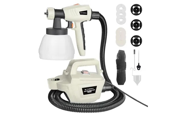 Tilswall Fence Paint Sprayer 800w - Electric Paint Gun Hvlp Paint Spray Gun 3 Spray Patterns