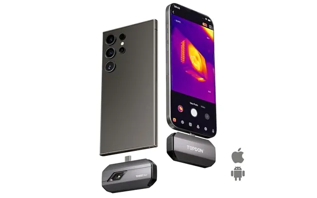 Topdon Thermal Camera Tc002c Duo For Android & Ios - 512x384 Tisr Resolution -20-550â