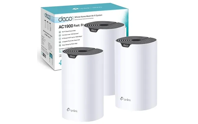Tp-link Deco S7 3-pack Ac1900mbps Whole Mesh Wifi System - Dual-band Wifi Booster With Gigabit Ports