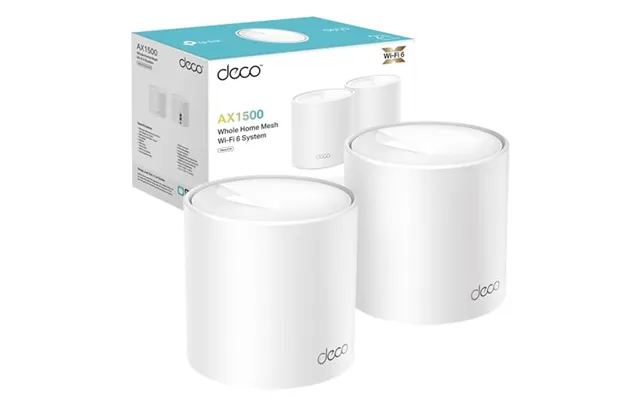 Tp-link Deco X10 2-pack Ax1500 Whole Home Mesh Wifi 6 System - Wifi Router Dual Band Ai-roaming Extender Booster