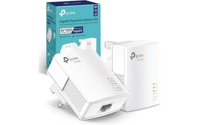 Tp-link Tl-pa717 Kit 1-port Gigabit Powerline Adapter Starter Kit - Speed Up To 1000 Mbps