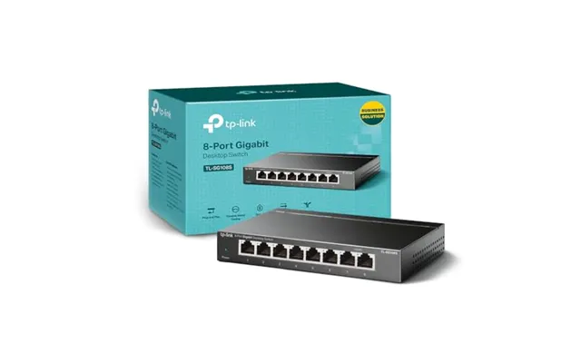 Tp-link Tl-sg108s 8-port Gigabit Network Switch - Metal Ethernet Switch Power-saving Ethernet Splitter