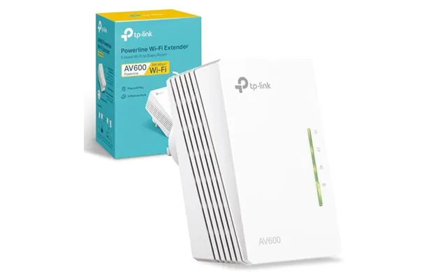 Tp-link Tl-wpa4220 Av600 Add-on Powerline Adapter - 2-port Single N300 Wifi Extender Booster