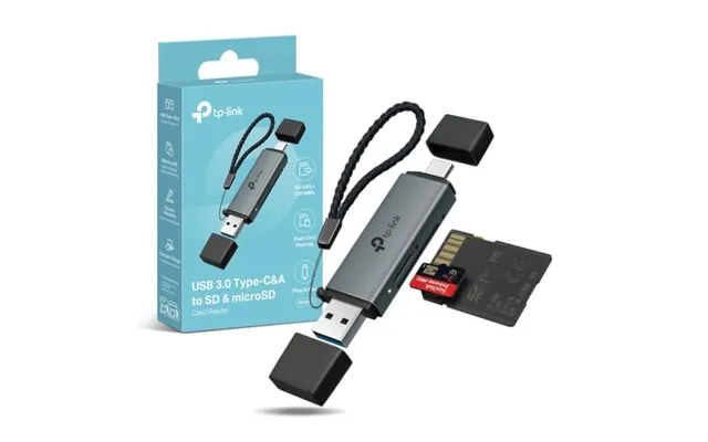 Tp-link Ua430d Usb 3.0 Sd & Microsd Card Reader - Usb Type-c & Usb-a Adapter Up To 2 Tb Memory Card Reader