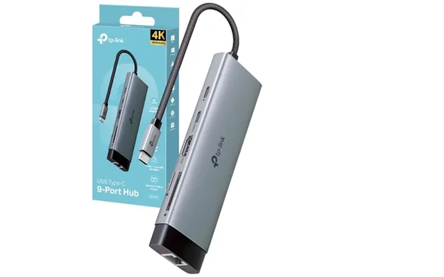 Tp-link Uh9120c 9-in-1 Usb-c Hub - 4k Hdmi Gigabit Ethernet Docking Station 1 Ã 4k 60hz Hdmi