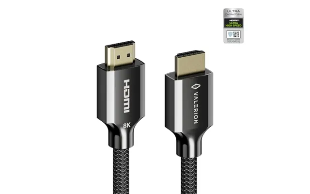 Valerion Ultra High Speed Hdmi 2.1 Cable 2m 6.6ft - Certified 48gbps