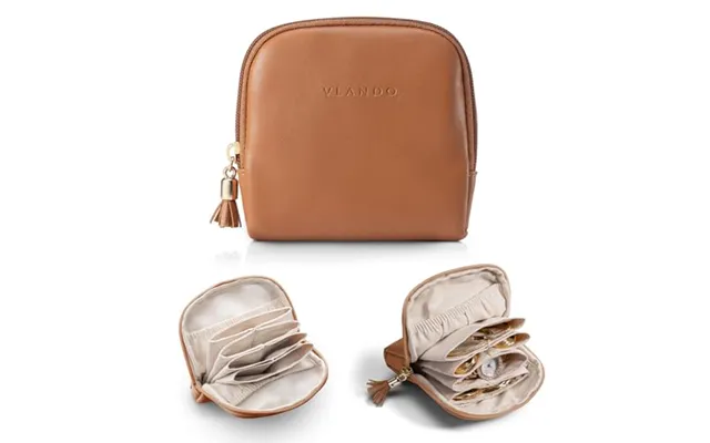Vlando Travel Jewellery Organiser - Jewellery Pouch With Zipper