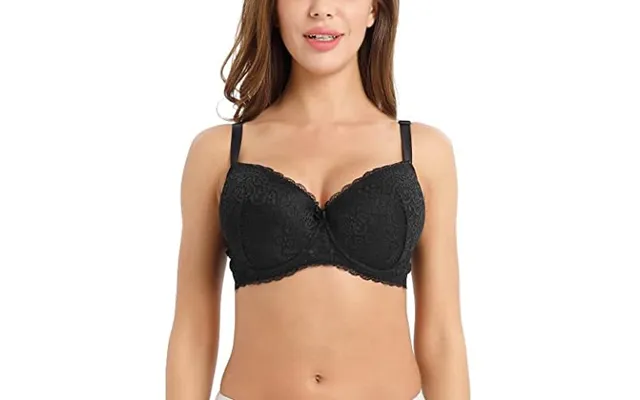 Women's Plus Size Bra Curvy Signature Lace Push-up With Underwire Contour Bra 34d-44ff