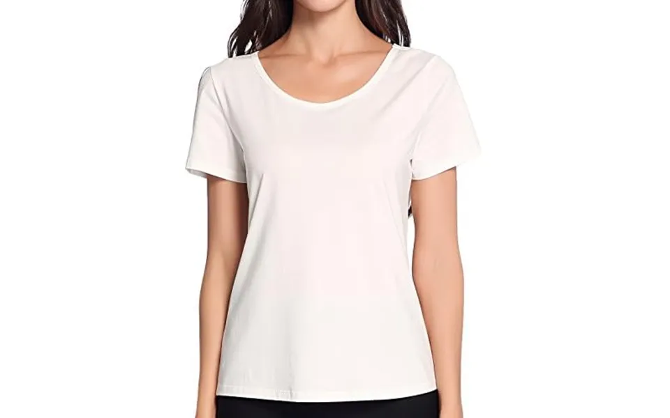 Women's Super Comfort Modal Cotton Scoop Neck Short Sleeve T-shirt Top